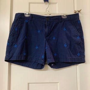 Old Navy nautical navy shorts